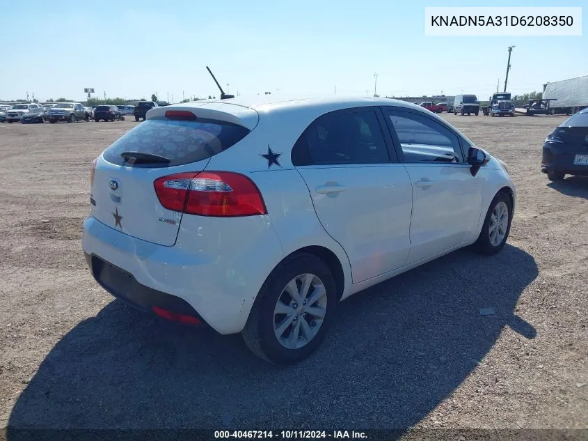 KNADN5A31D6208350 2013 Kia Rio Ex