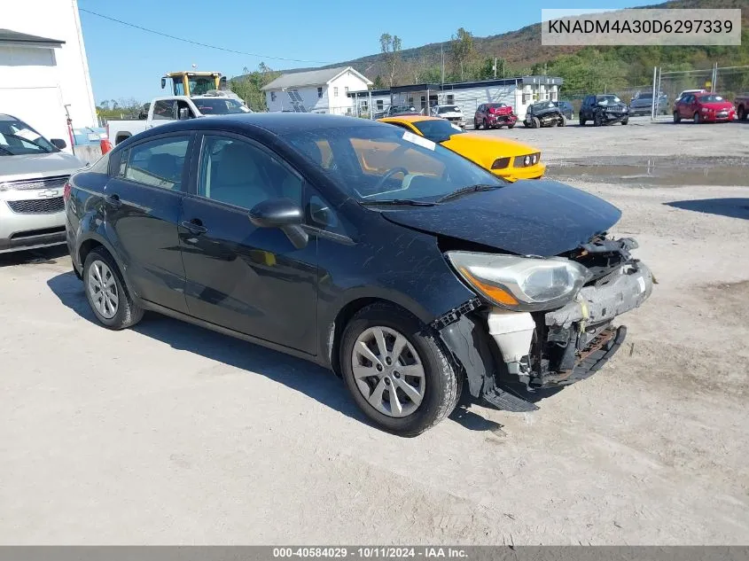 2013 Kia Rio Lx VIN: KNADM4A30D6297339 Lot: 40584029