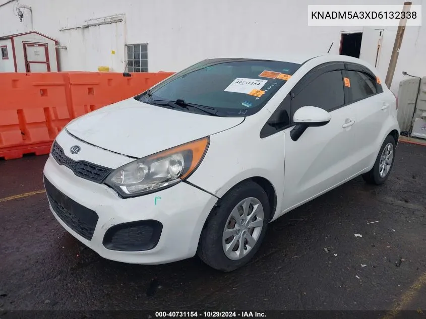 KNADM5A3XD6132338 2013 Kia Rio Lx