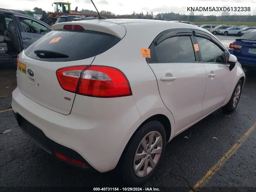 2013 Kia Rio Lx VIN: KNADM5A3XD6132338 Lot: 40731154