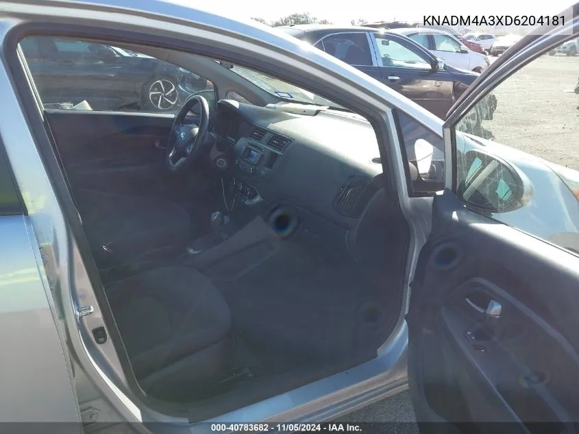 KNADM4A3XD6204181 2013 Kia Rio Lx