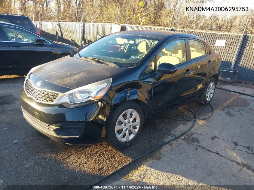 KNADM4A30D6295753 2013 Kia Rio Lx