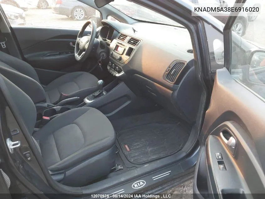 KNADM5A38E6916020 2014 Kia Rio Lx