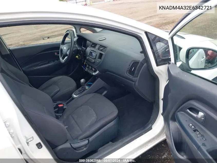 KNADM4A32E6342721 2014 Kia Rio Lx