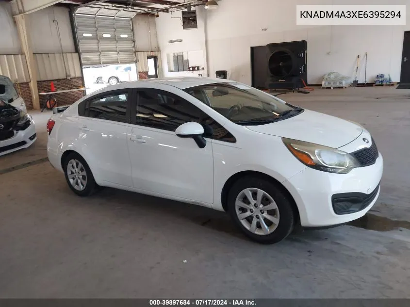 KNADM4A3XE6395294 2014 Kia Rio Lx