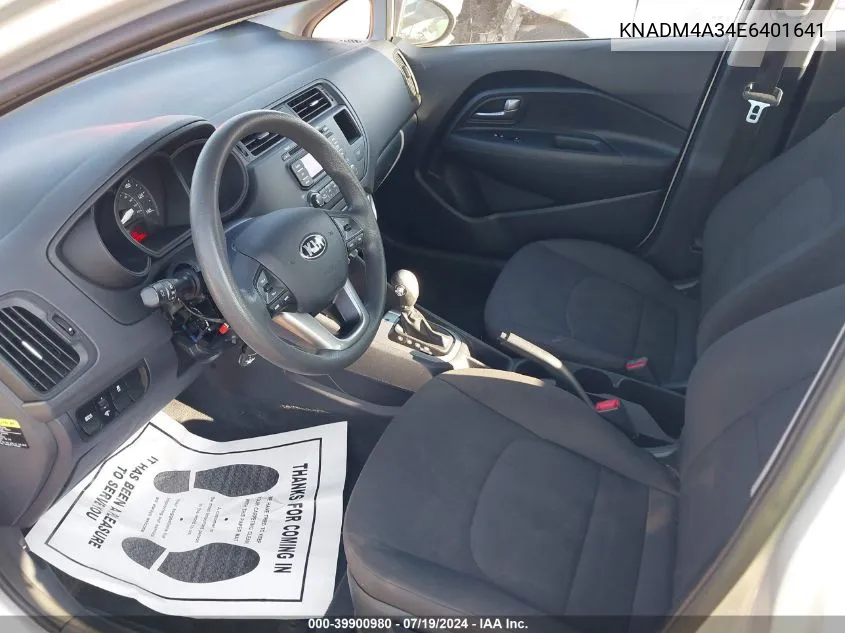 KNADM4A34E6401641 2014 Kia Rio Lx