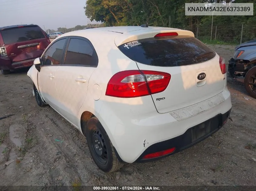 KNADM5A32E6373389 2014 Kia Rio Lx