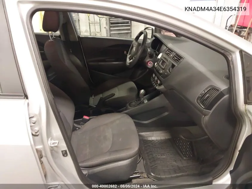 KNADM4A34E6354319 2014 Kia Rio Lx