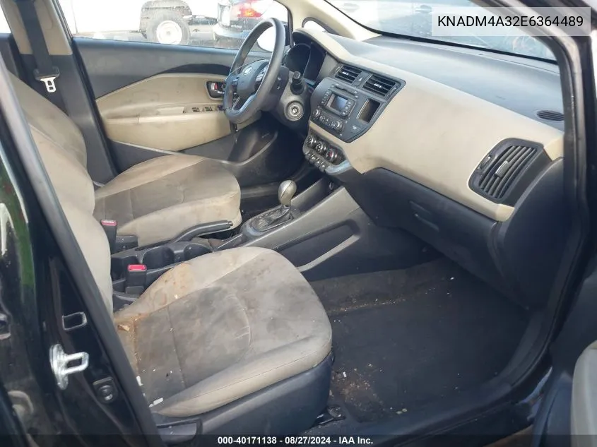 KNADM4A32E6364489 2014 Kia Rio Lx