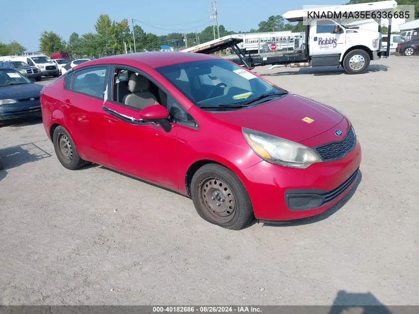 KNADM4A35E6336685 2014 Kia Rio Lx