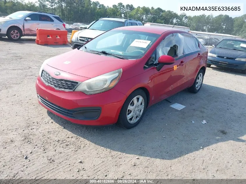 KNADM4A35E6336685 2014 Kia Rio Lx