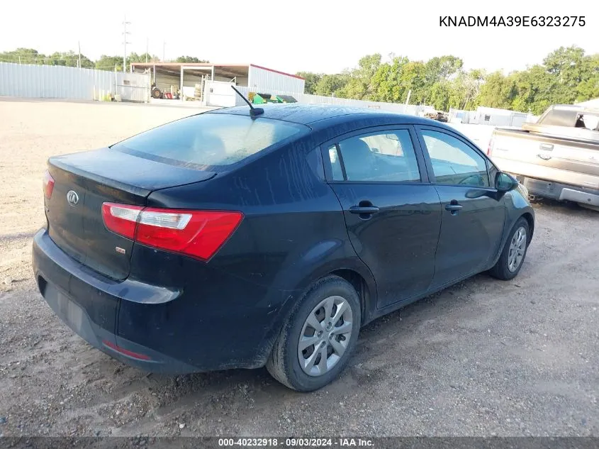 2014 Kia Rio Lx VIN: KNADM4A39E6323275 Lot: 40232918