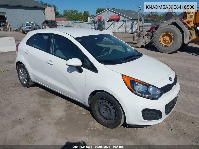 2014 Kia Rio Lx VIN: KNADM5A39E6416500 Lot: 40248896