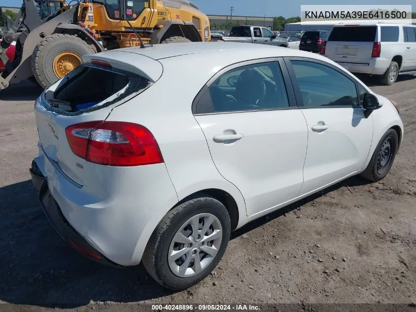 2014 Kia Rio Lx VIN: KNADM5A39E6416500 Lot: 40248896