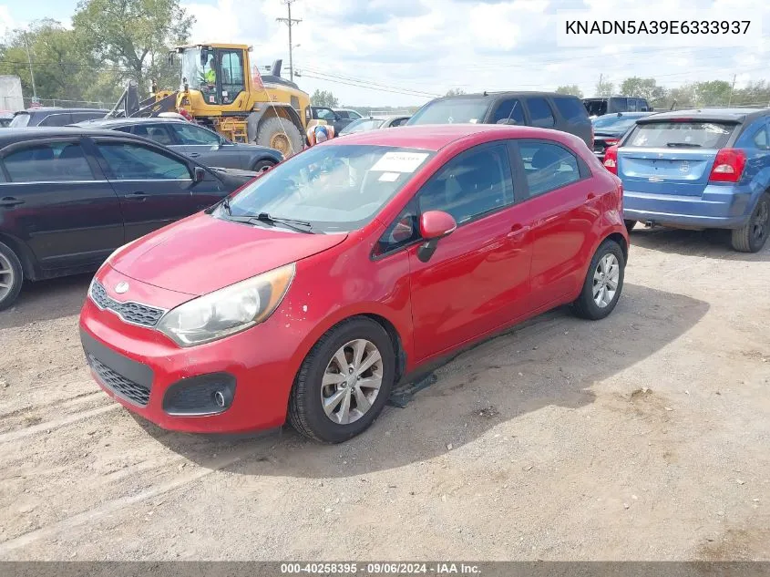 2014 Kia Rio Ex VIN: KNADN5A39E6333937 Lot: 40258395