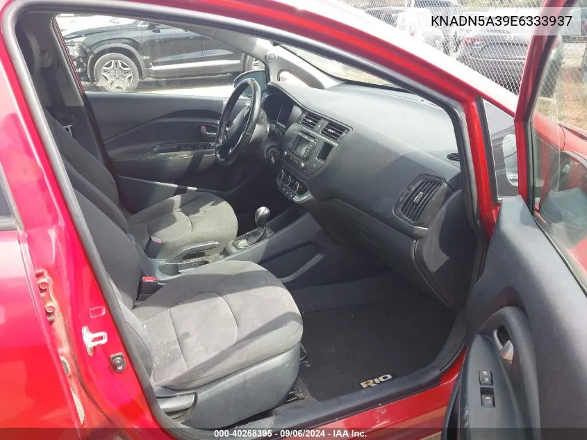 KNADN5A39E6333937 2014 Kia Rio Ex