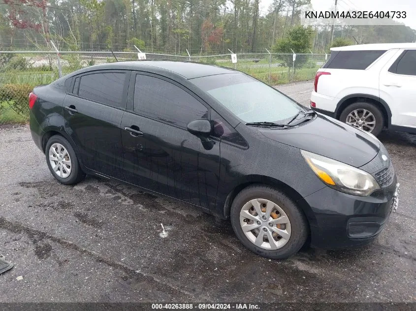 KNADM4A32E6404733 2014 Kia Rio Lx