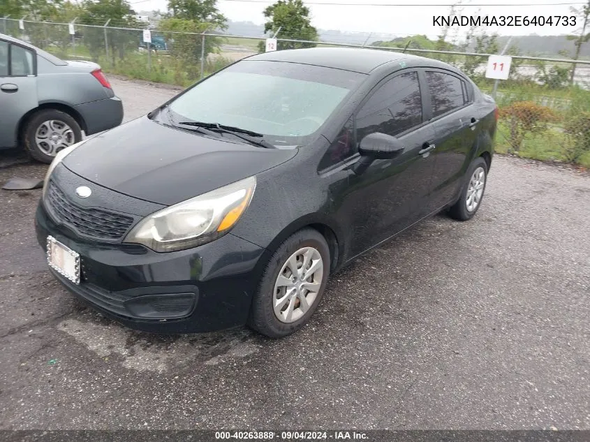 KNADM4A32E6404733 2014 Kia Rio Lx