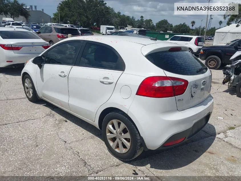 KNADN5A39E6352388 2014 Kia Rio Ex