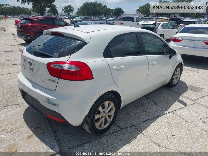 KNADN5A39E6352388 2014 Kia Rio Ex