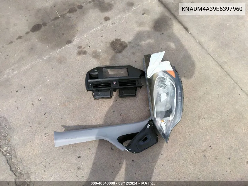 KNADM4A39E6397960 2014 Kia Rio Lx