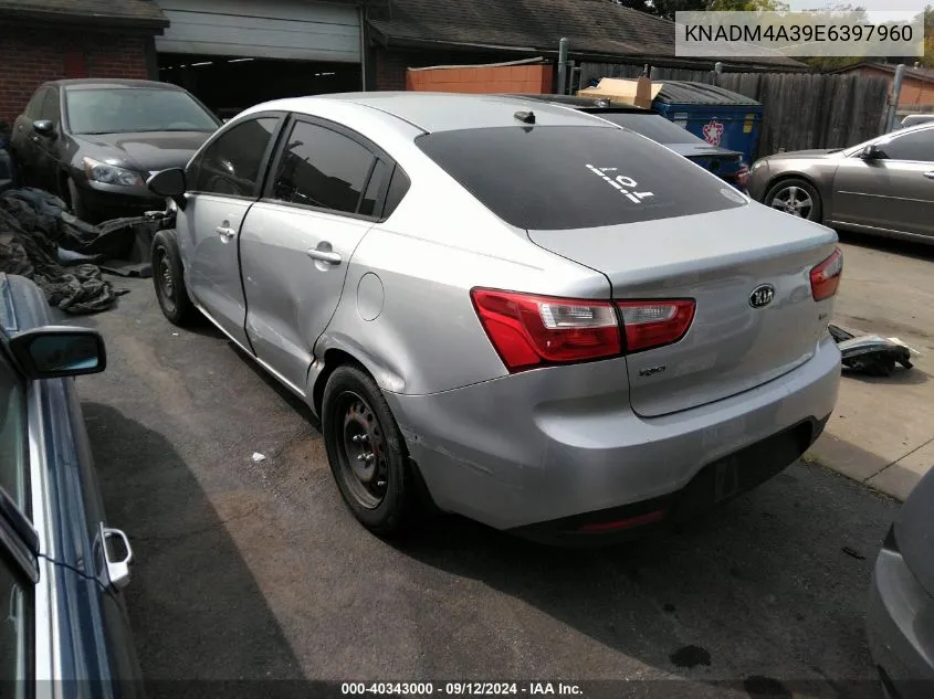 KNADM4A39E6397960 2014 Kia Rio Lx