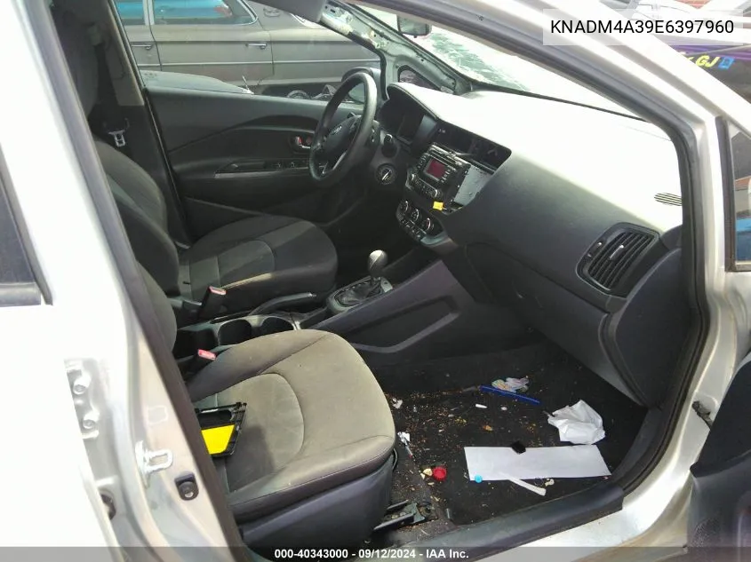 KNADM4A39E6397960 2014 Kia Rio Lx