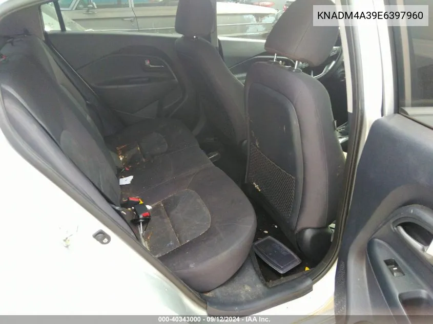 KNADM4A39E6397960 2014 Kia Rio Lx