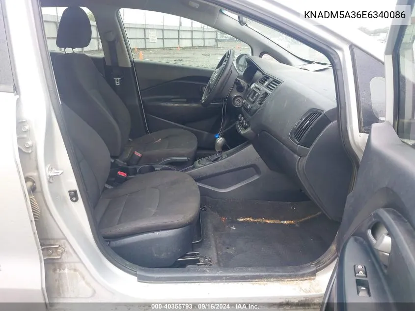 KNADM5A36E6340086 2014 Kia Rio Lx