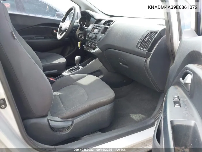 KNADM4A39E6361072 2014 Kia Rio Lx