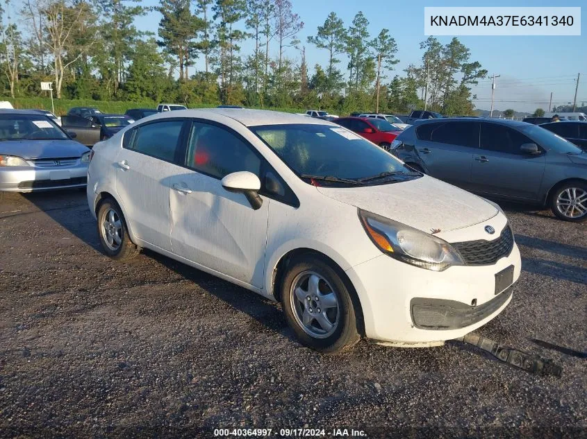 KNADM4A37E6341340 2014 Kia Rio Lx