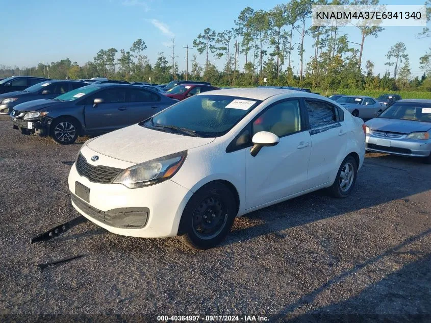 KNADM4A37E6341340 2014 Kia Rio Lx