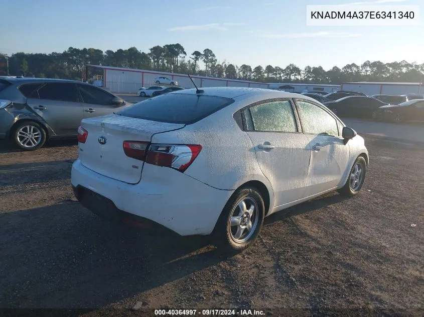 KNADM4A37E6341340 2014 Kia Rio Lx