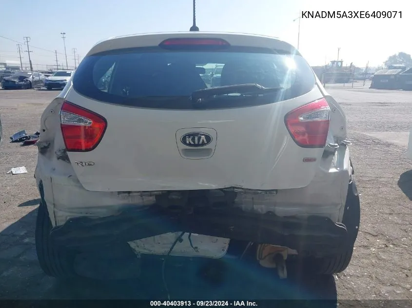 KNADM5A3XE6409071 2014 Kia Rio Lx