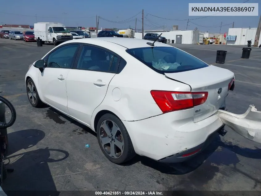 2014 Kia Rio Sx VIN: KNADN4A39E6386907 Lot: 40421851