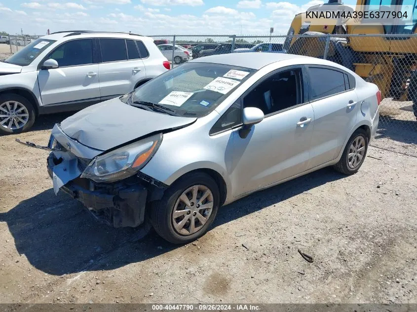 2014 Kia Rio Lx VIN: KNADM4A39E6377904 Lot: 40447790