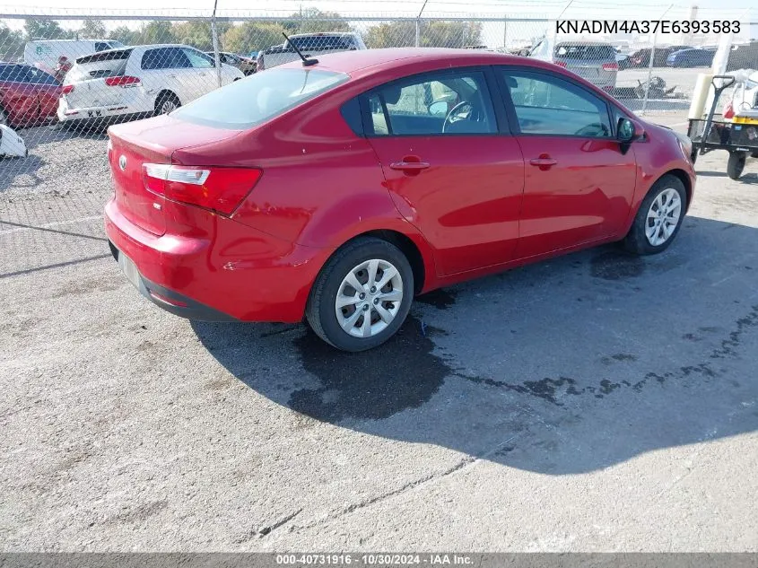 KNADM4A37E6393583 2014 Kia Rio Lx