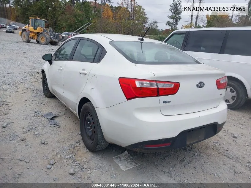 KNADM4A33E6372665 2014 Kia Rio Lx