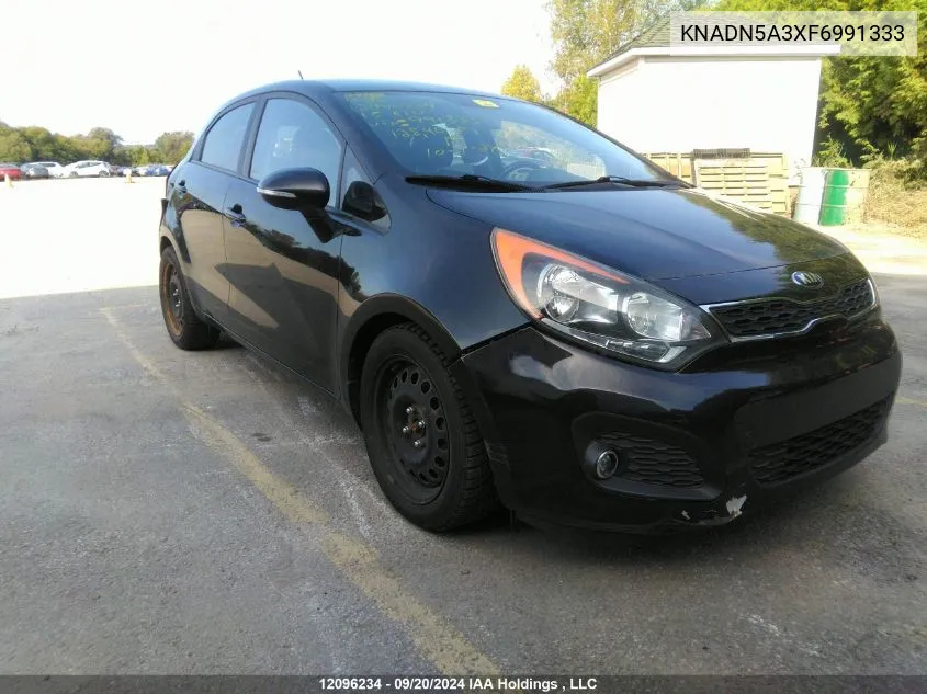 2015 Kia Rio Ex/Sx VIN: KNADN5A3XF6991333 Lot: 12096234