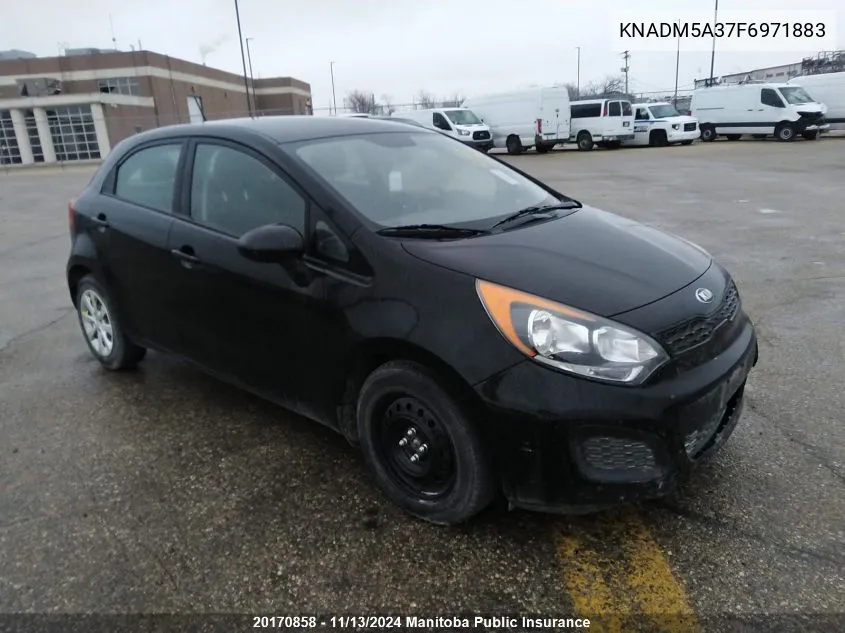 2015 Kia Rio 5 Lx VIN: KNADM5A37F6971883 Lot: 20170858