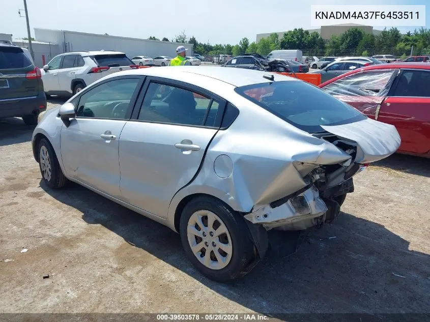 KNADM4A37F6453511 2015 Kia Rio Lx