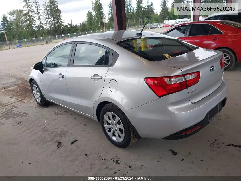 KNADM4A35F6520249 2015 Kia Rio Lx