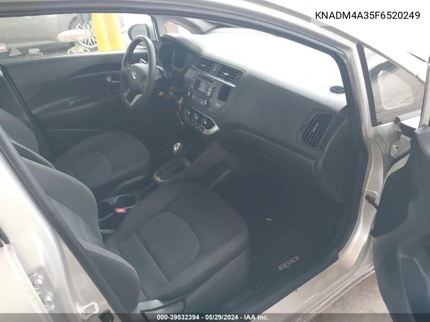 KNADM4A35F6520249 2015 Kia Rio Lx