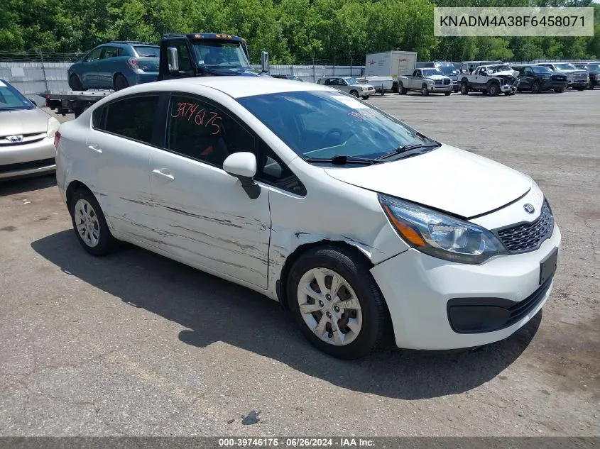 KNADM4A38F6458071 2015 Kia Rio Lx