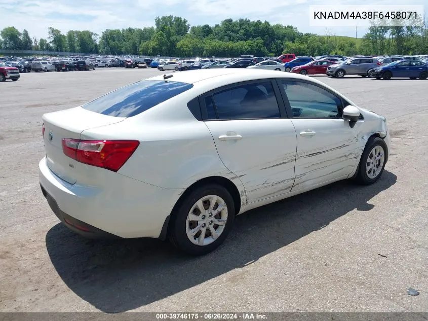 KNADM4A38F6458071 2015 Kia Rio Lx