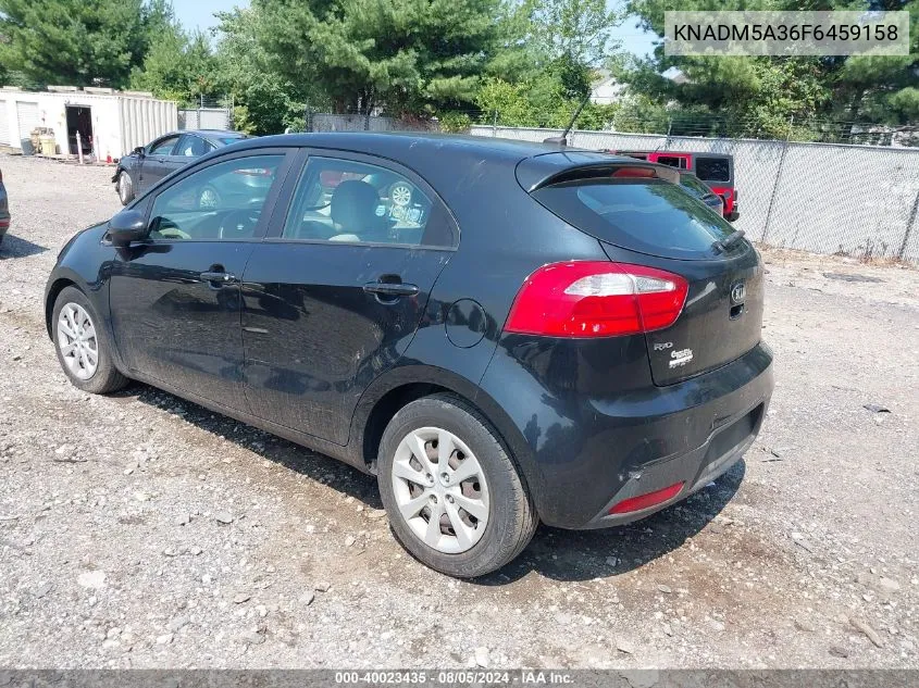 2015 Kia Rio Lx VIN: KNADM5A36F6459158 Lot: 40023435