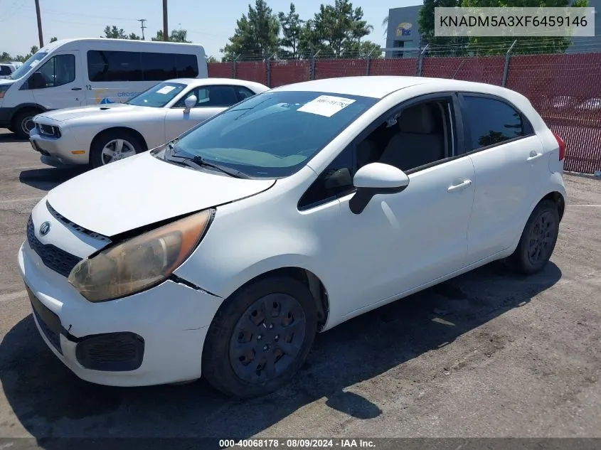 KNADM5A3XF6459146 2015 Kia Rio Lx