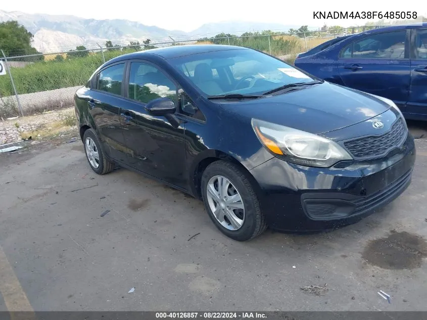 KNADM4A38F6485058 2015 Kia Rio Lx