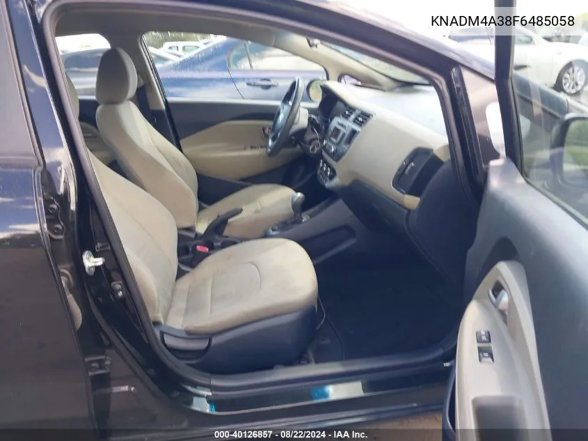 KNADM4A38F6485058 2015 Kia Rio Lx