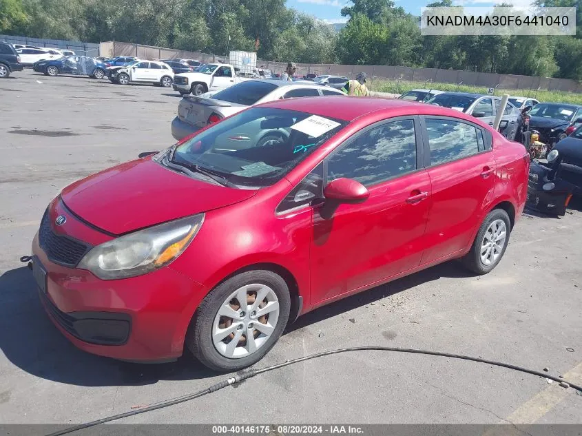 KNADM4A30F6441040 2015 Kia Rio Lx